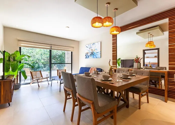 New Selva Condo12min To Beach,gym,pool,playground Casa de férias Playa del Carmen